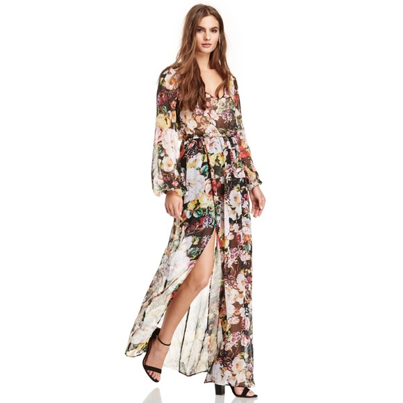 Show Me Your MuMu Dresses & Skirts - Show Me Your Mumu floral asymmetrical dress